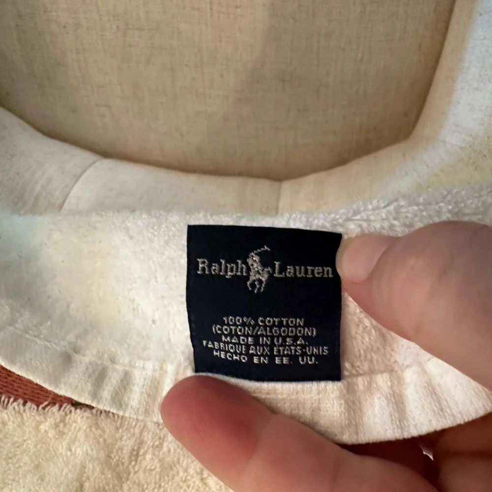 Vintage Ralph Lauren Hand Towel 100% Cotton Tribal Aztec Southwest 24 x 48 90’s